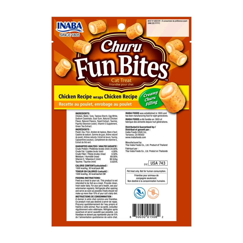 Churu Fun Bites Pollo 20 g x3
