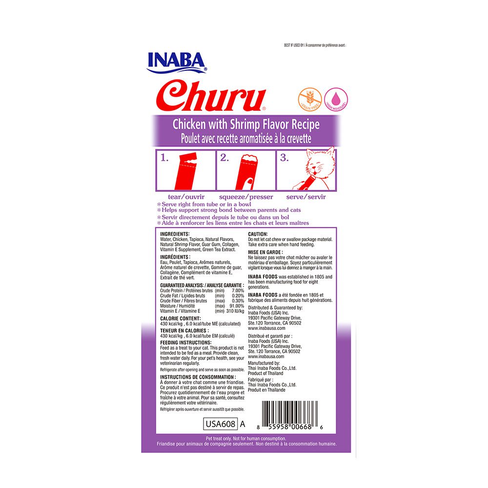 Churu Pollo & Camarón 14 g x4