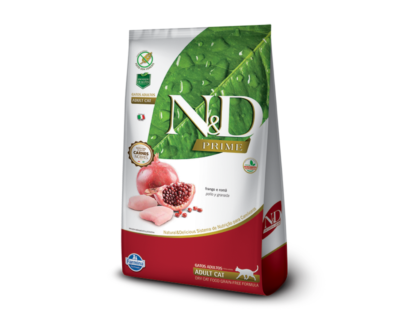 N&D Prime Gato Adulto Pollo & Granada 7,5 kg – Alimento Gato Grain Free
