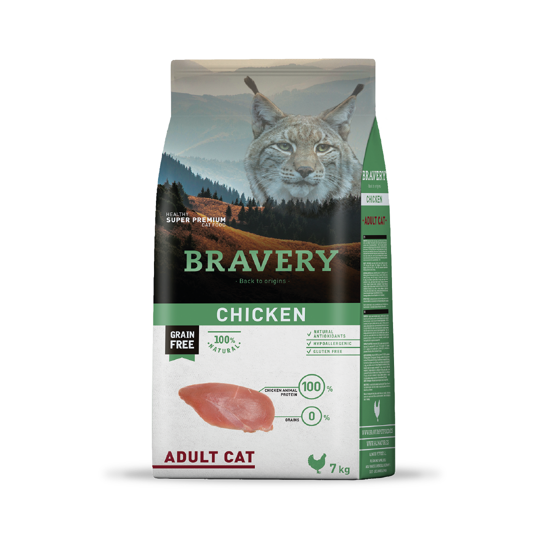 Bravery Chicken Adult Cat 7 kg – Alimento para Gatos