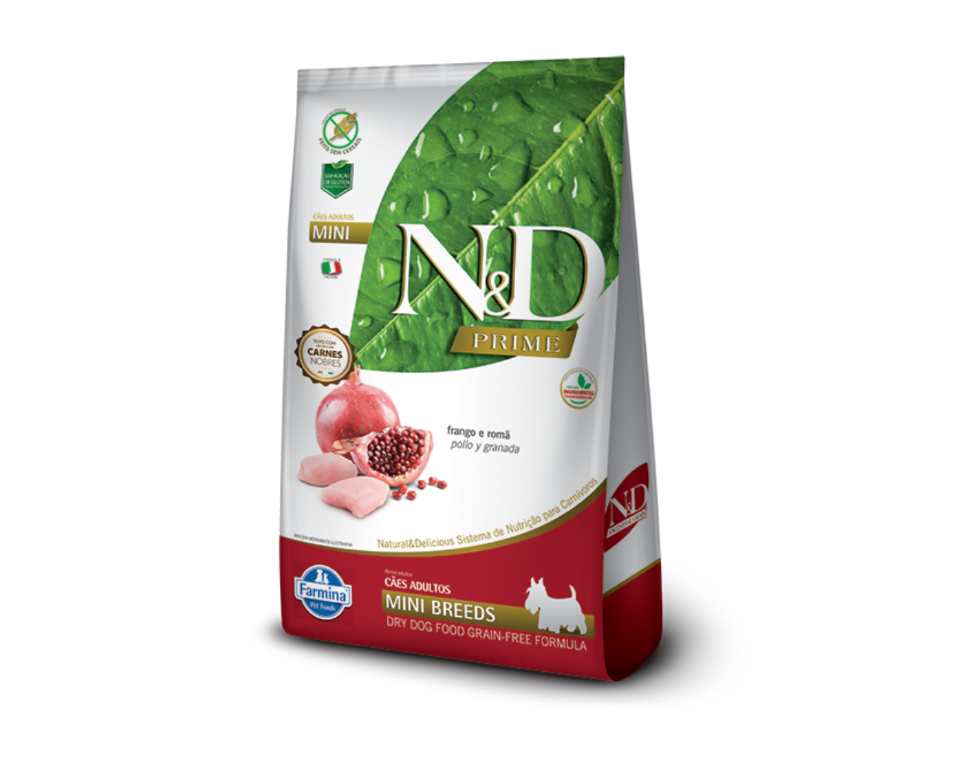 N&D Prime Perro Adulto Mini Pollo & Granada 10,1 kg – Alimento Perro Seco