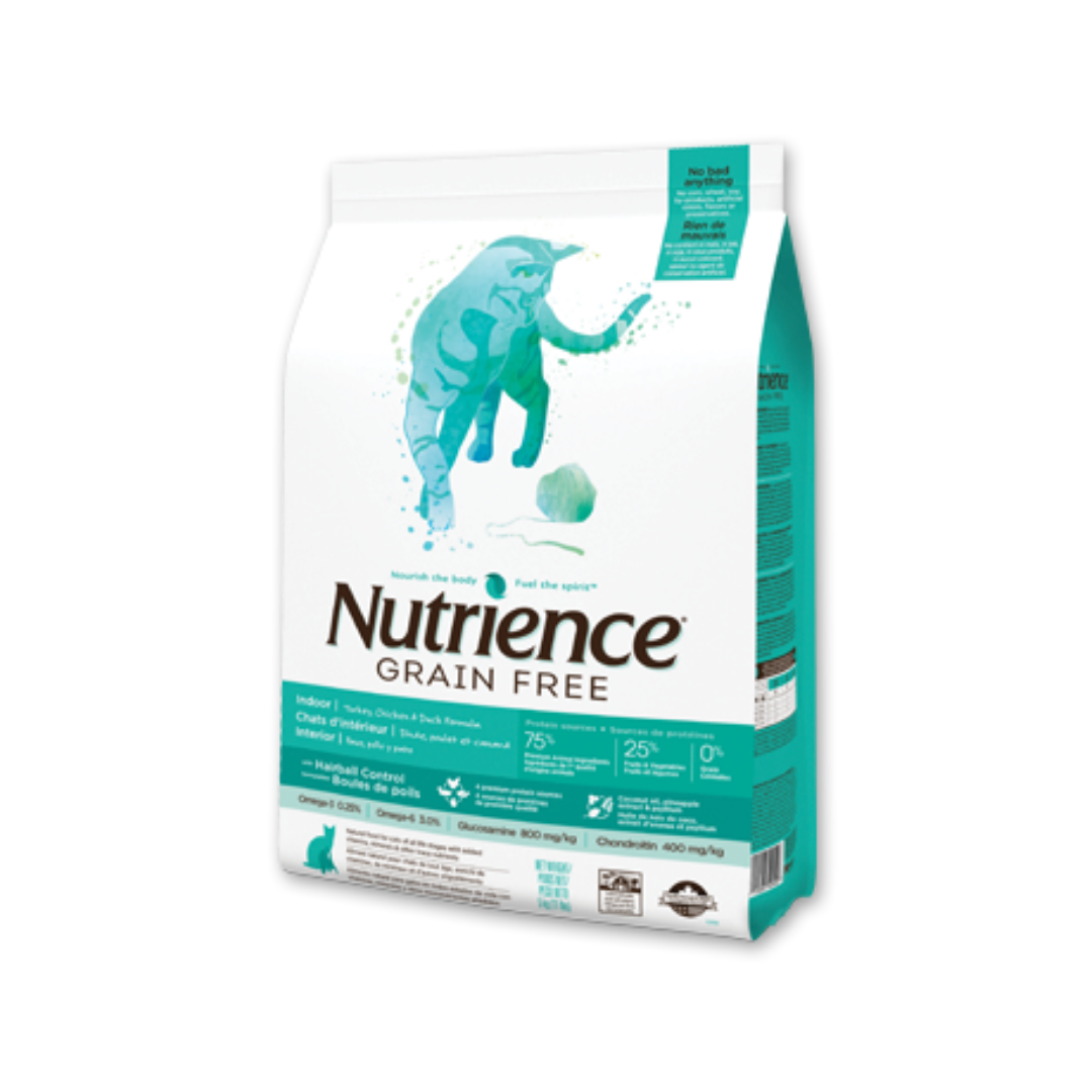 Nutrience Grain Free Indoor 2,5K – Alimento para Gatos
