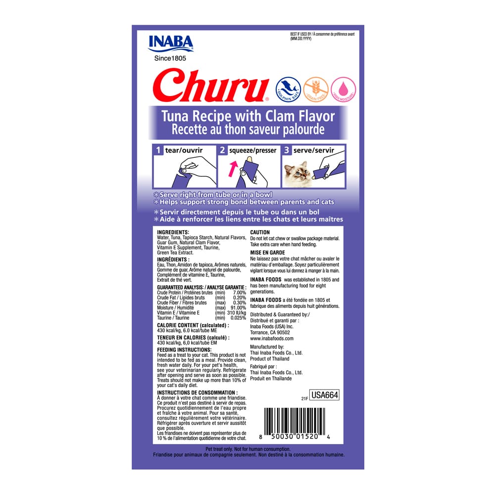 Churu Atún & Almeja 14 g x4
