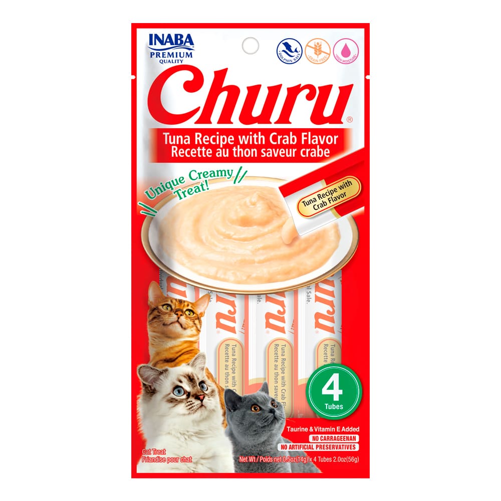 Churu Atún & Cangrejo 14 g x4