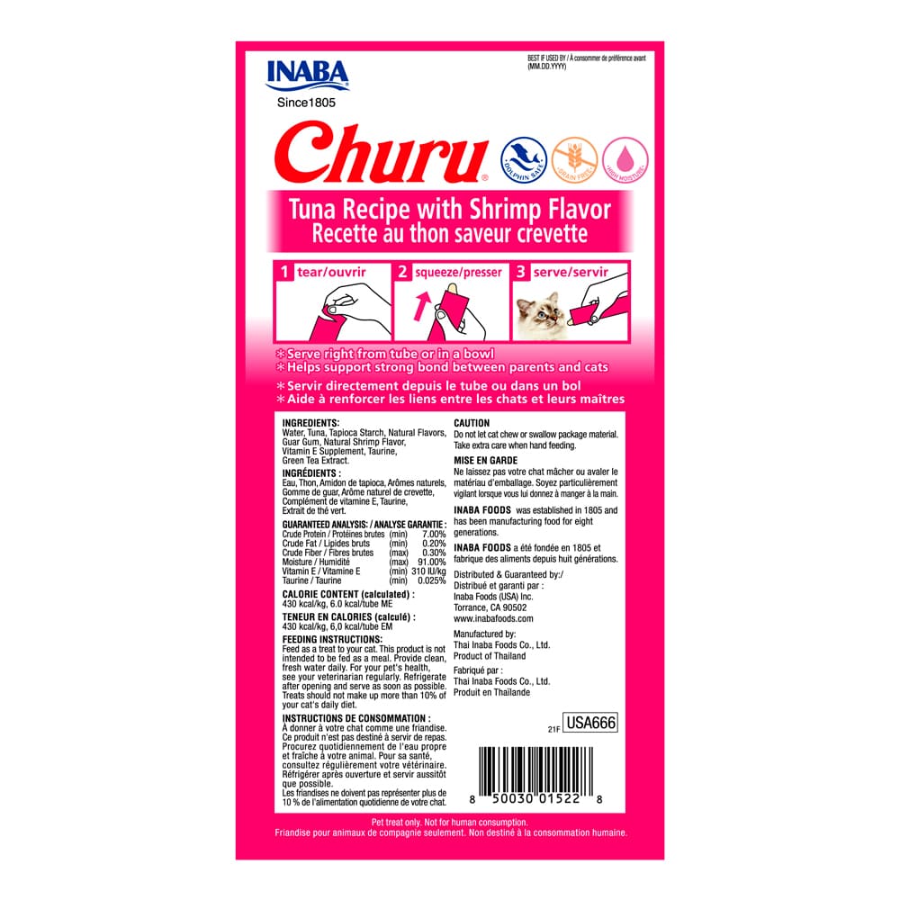 Churu Atún & Camarón 14 g x4