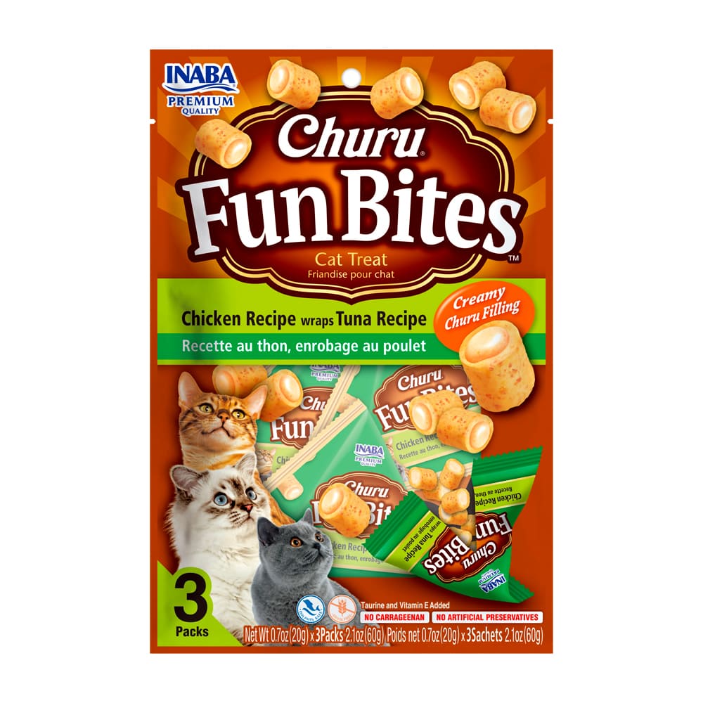Churu Fun Bites Pollo & Atún 20 g x3