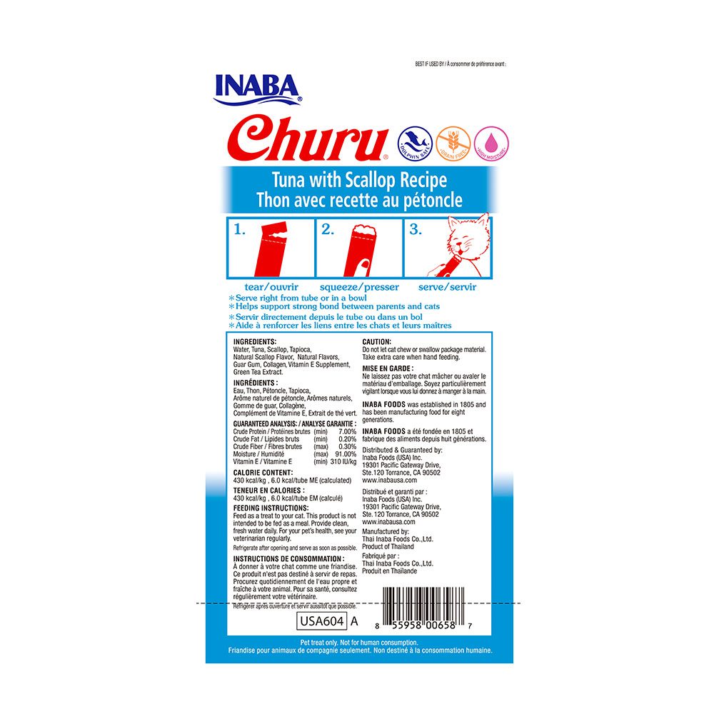 Churu Atún & Ostion 14 g x4