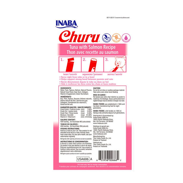 Churu Atún & Salmón 14 g x4