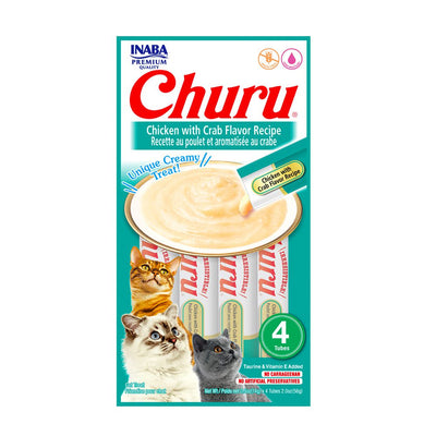 Churu Pollo & Cangrejo 14 g x4