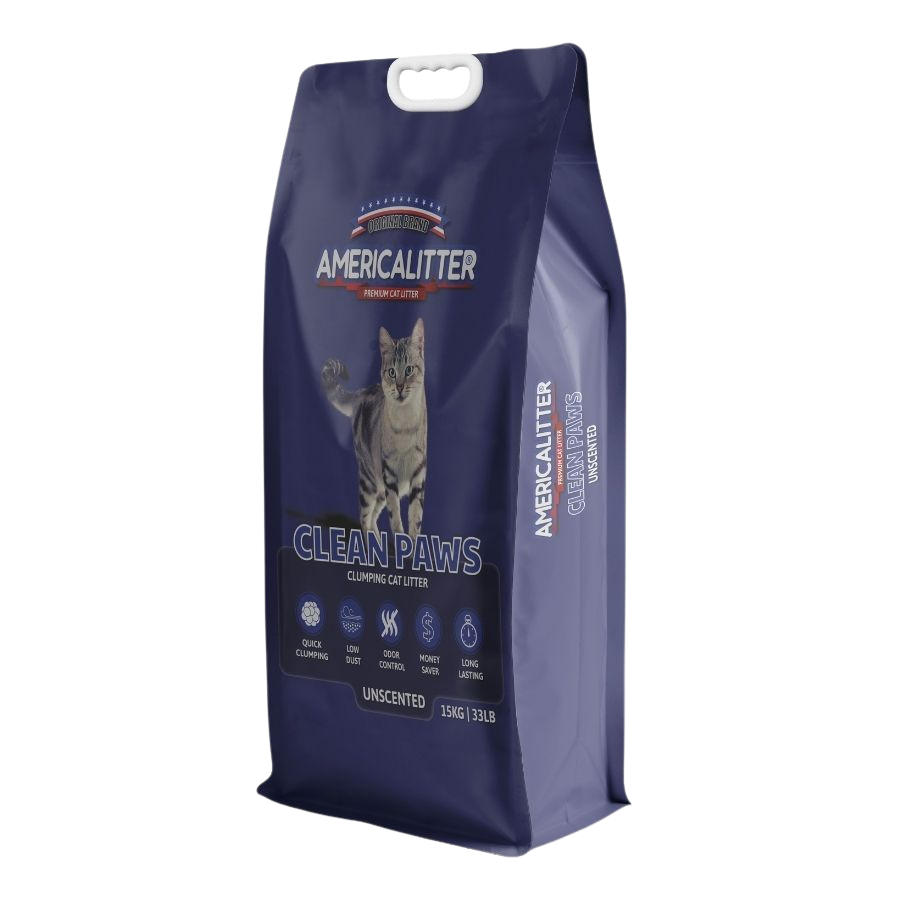 Arena America Litter Clean Paws 7 kg – Control de Olores para Gatos