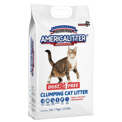 Arena America Litter Dust Free Sin Polvo 7 kg – Baja Dispersión