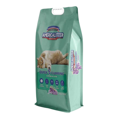 Arena America Litter Quick Clumping Lavanda 7 kg – Arena Aglomerante para Gatos