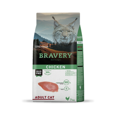 Bravery Chicken Adult Cat 7 kg – Alimento para Gatos